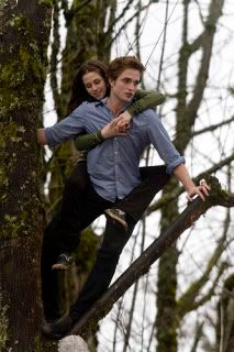 edward and bella jumping up the tree Pictures, Images and Photos