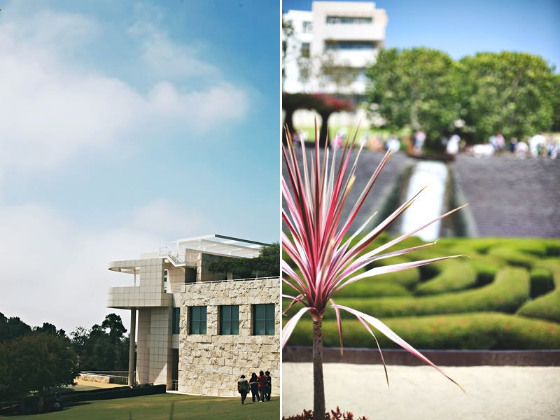 getty center,summer 2010,staycation,los  angeles,florals,architecture,garden