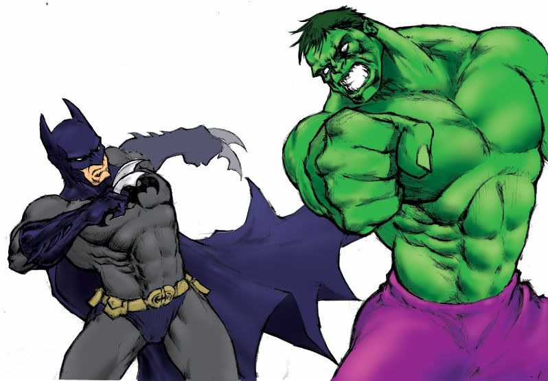 HULK vs Batman Pictures, Images and Photos