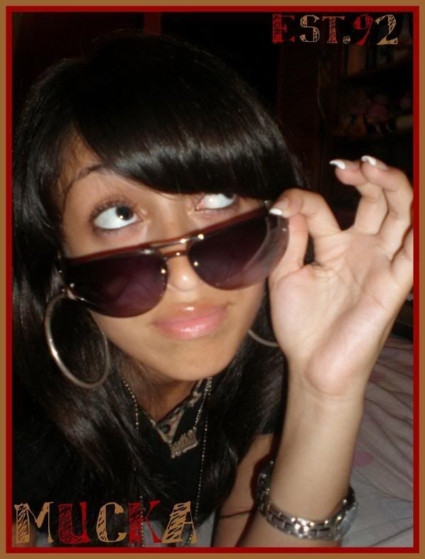 Big Black Sunglasses Looking Up