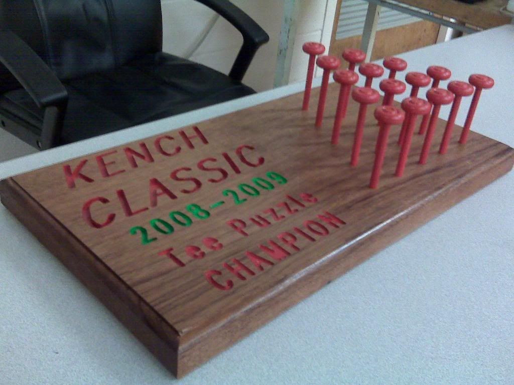 Cracker Barrel Golf Tee Game