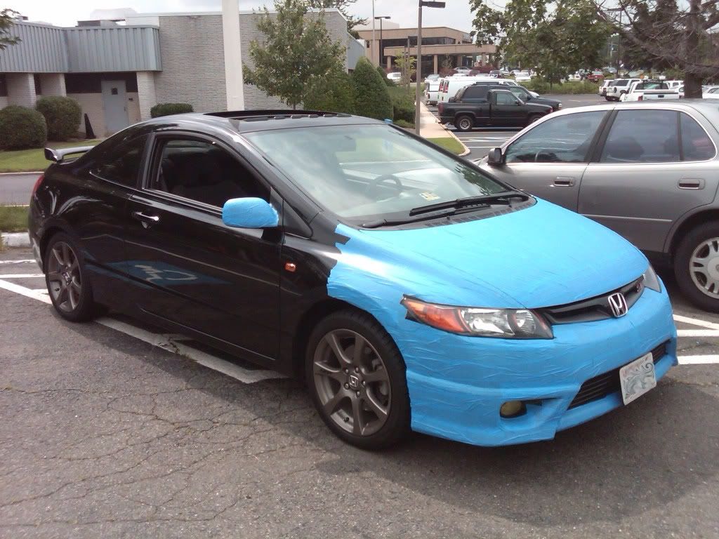 Pictures of your car taped up! ) Page 13 8th Generation Honda