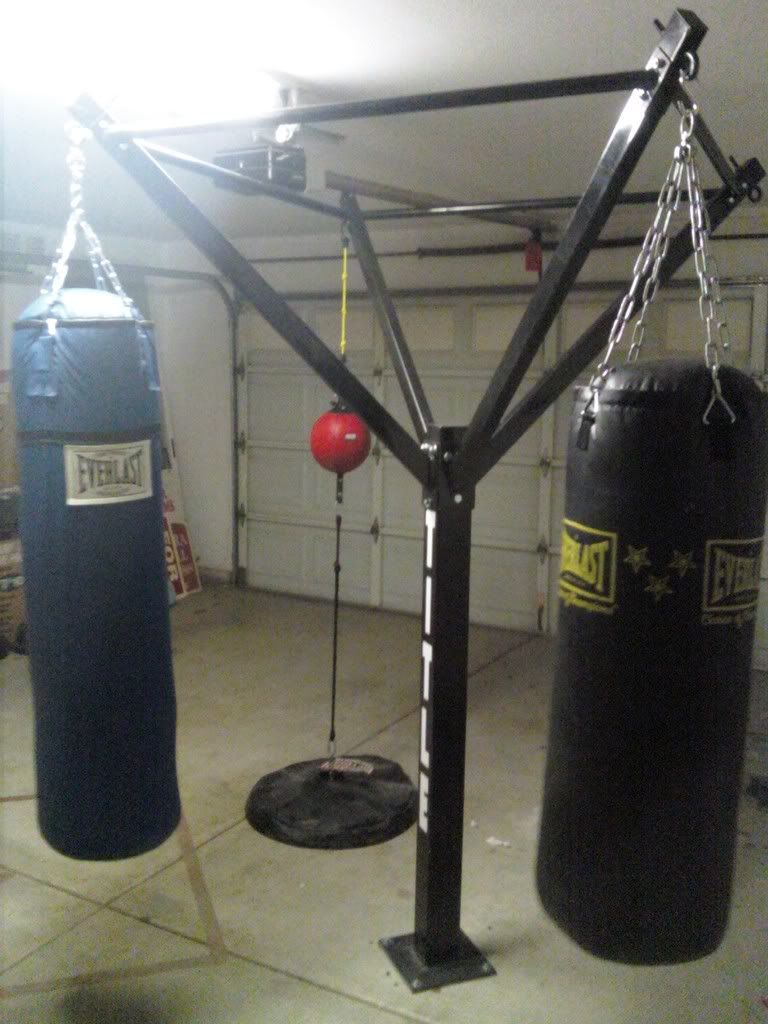***Just Installed Title Boxing&#39;s New Quad Bag Stand--Pictures*** | Sherdog Forums | UFC, MMA ...