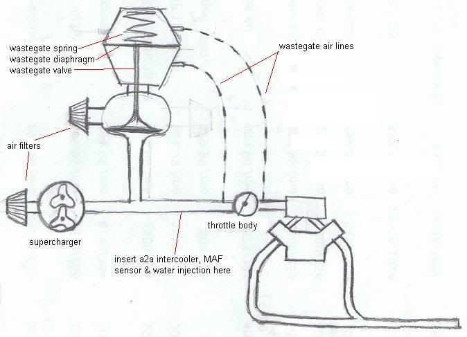 external wastegate on supercharged setup