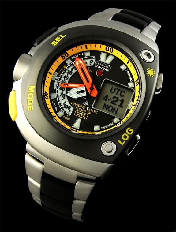 citizen aqualand eco drive titanium