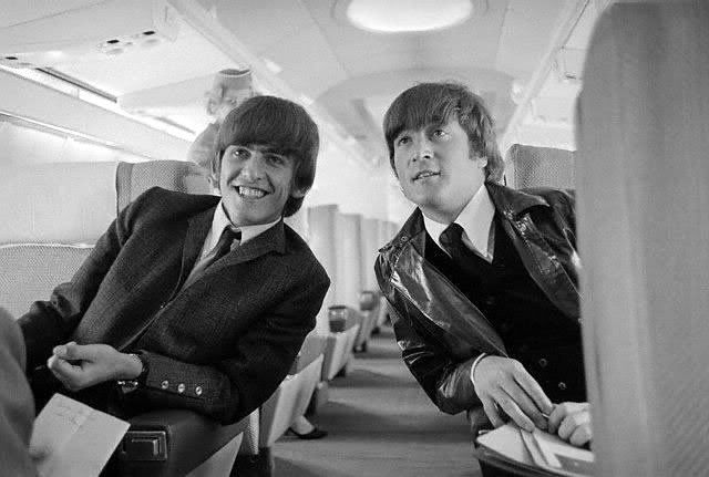 George65.jpg George Harrison and John Lennon image by MissBeatles