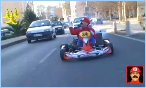 live action mario kart