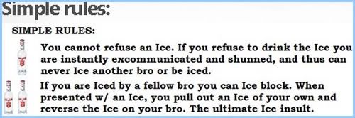rules for icing