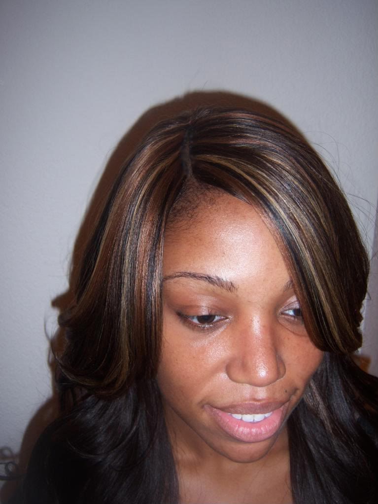 sewn in hair extensions. (Hair extensions :: In) Sew