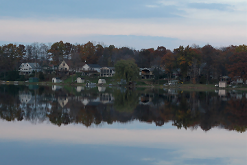 Houses on Iron Lake