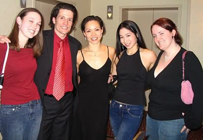 Me, Jen, and Jules with Megan & Aaron - Canadians banquet, 2006