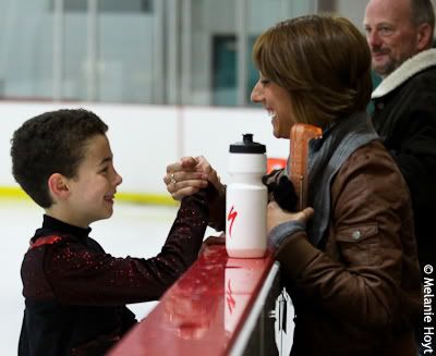 Skater and coach