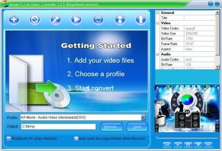Bestel Video to FLV Converter 3.0.5