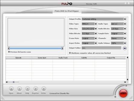 Plato DVD to iPod Converter Store DVD Movies to IPod