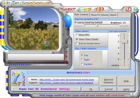  Screensavers on Super Cars 3d Screensaver 1 1