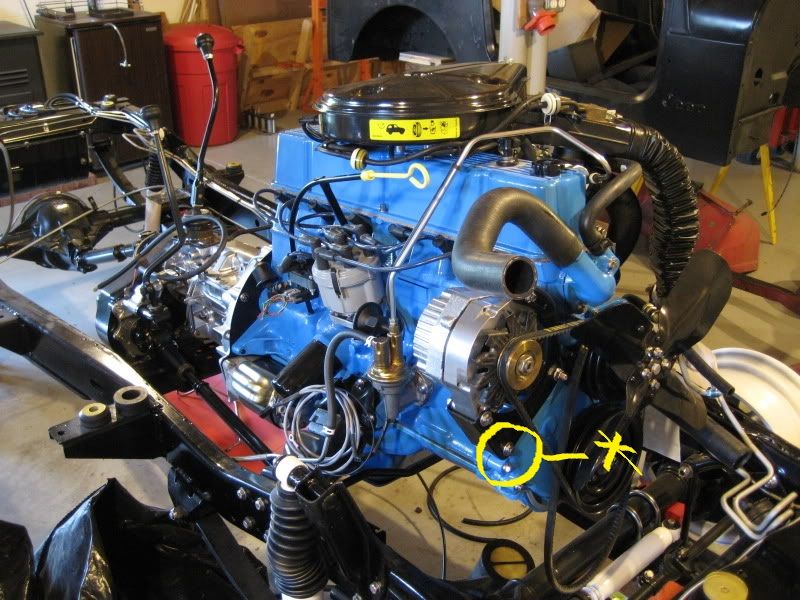 Alternator mounting bracket problem