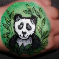Painted Hand Panda