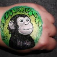 Painted Hand Monkey