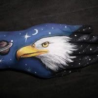 Painted Hand Eagle