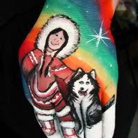 Painted Hand Eskimo