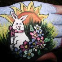 Painted Hand Easter