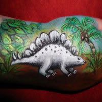 Painted Hand Dinosaur