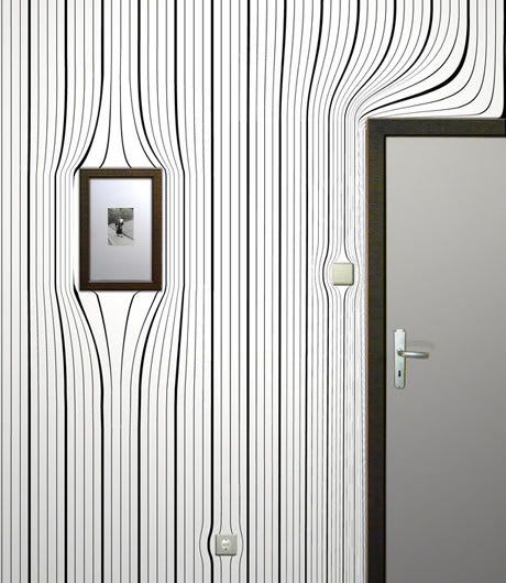 wallpaper illusion. Warping Wallpaper Illusions