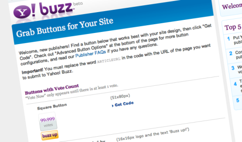 Yahoo! Buzz Widgets