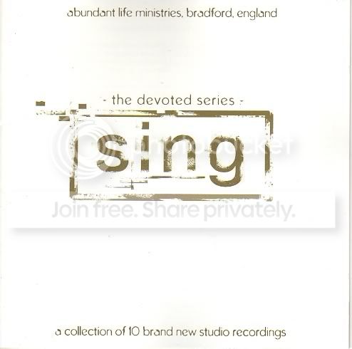 Capa de Sing - The Devotional Series