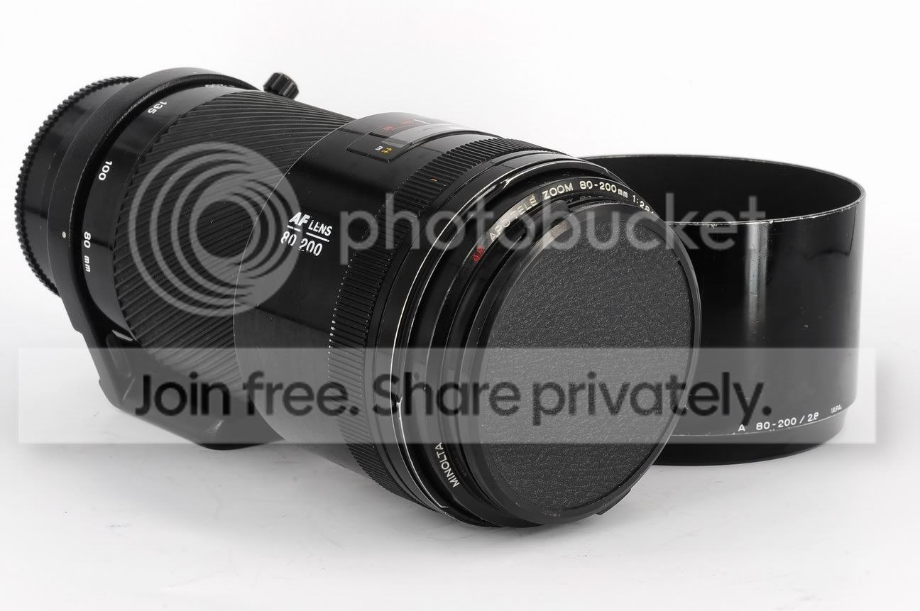 出售 50新 美能达 minolta美能达sony af 80-200mm f2.8 apo 镜头