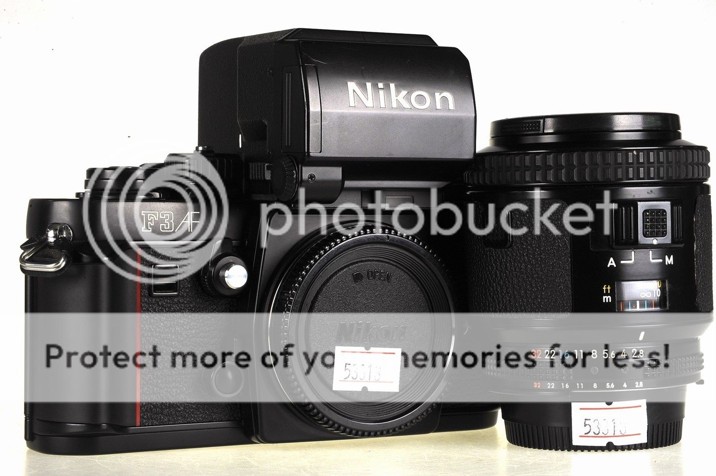 90新 尼康 nikon f3af 相机 带af-nikkor 80mm f/2.8 镜头, f3*美品*