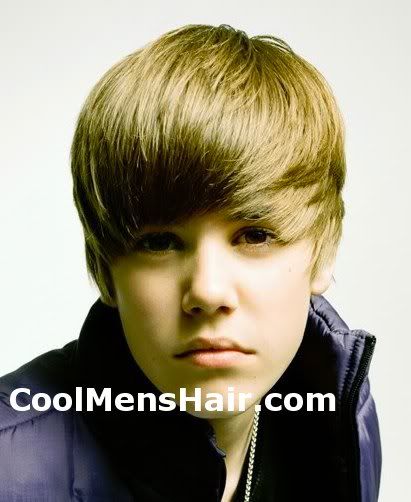 Photo of Justin Beiber hair. 