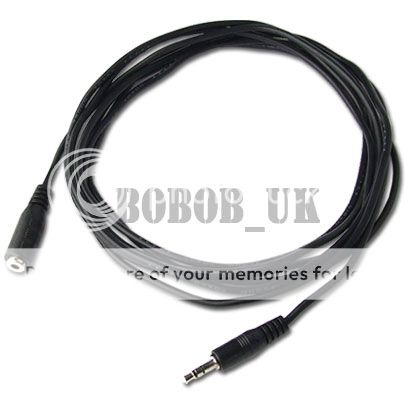 5MM JACK TO JACK EARPHONE EXTENSION AUDIO CABLE 3M