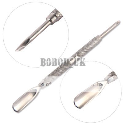 CUTICLE NAIL PUSHER SPOON KNIFE MANICURE PEDICURE NEW  